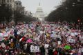 An estimated 470,000 participated in the women's march in Washington DC on January 21.