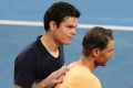 Milos Raonic won against Rafael Nadal in Brisbane.