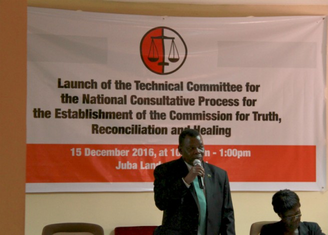 Launch of Technical Committee to Conduct Consultative Process on the Commission on Truth, Reconciliation, and Healing
