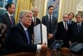 President Trump reinstates the Reagan-era ban on US aid donations to foreign health care providers that offer abortion ...