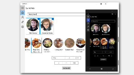 Lunch Scheduler app sample