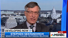 Sestanovich: Obama Did Trump a Favor By Imposing Sanctions on Russia