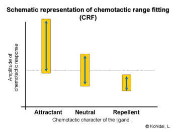 Chemotactic range fitting