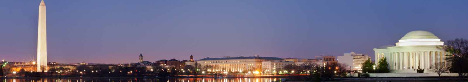 National Mall skyline in Washington, D.C.