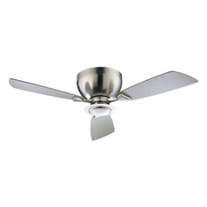 Quorum International - Quorum 70443-65 Nikko 44" 44" Ceiling Fan With Light, Satin Nickel - Ceiling Fans