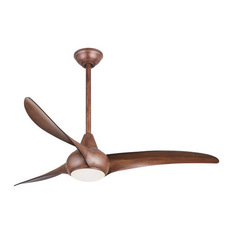 Minka Aire - Koa LED Light and Ceiling Fan With Remote - Ceiling Fans