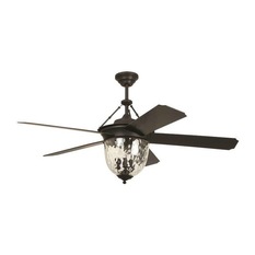 Ellington - Ellington CAV52ABZ5LK Cavalier 52" Ceiling Fan, Aged Bronze Brushed - Ceiling Fans