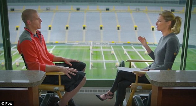 Andrews filmed an interview with Packers wideout Jordy Nelson just three days after surgery