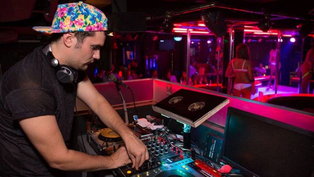 Australian DJ Jake Mastroianni at work in Pattaya.