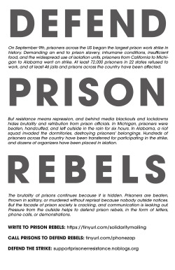 Defend Prison Rebels
11x17 poster, PDF for printing here