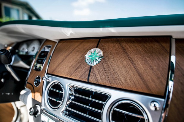 <b>The Rolls-Royce 'Dusk Until Dawn' at Porto Cervo.</b><br>
Open-pore teak panels the Dawn cabin, offset by what can be ...