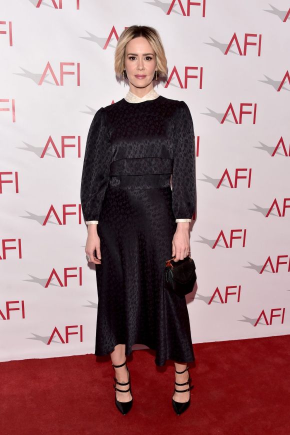 Sarah Paulson attends the 17th annual AFI Awards at Four Seasons Los Angeles at Beverly Hills on January 6, 2017 in Los ...