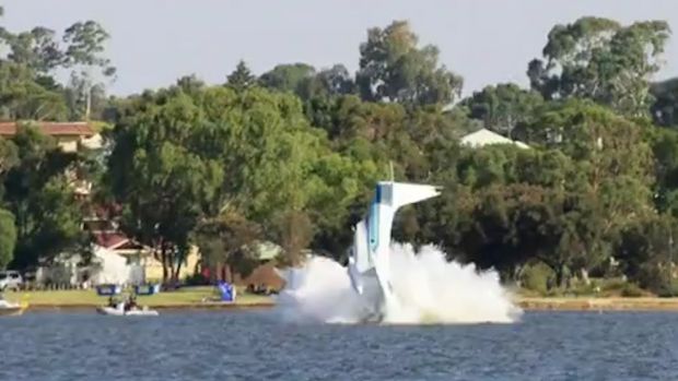 Safety authorites will inspect the plane on Friday, which is still in the Swan River.