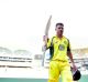 Man of the moment: David Warner walks from the field after another huge knock.