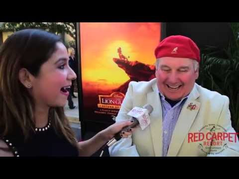 Ernie Sabella, Voice of Pumbaa at Premiere of Disney's #TheLionGuard: Return of the Roar