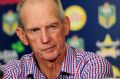 Broncos coach Wayne Bennett has felt the wrath of Australian mentor Mal Meninga.