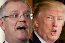 Scott Morrison and Donald Trump