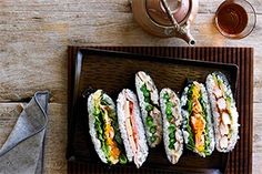 Adam Liaw shows how to make super simple sushi sandwiches in this article with accompanying video.