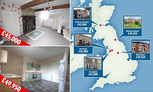 The places where you can still buy a UK home for under £50k