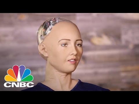 Hot Robot At SXSW Says She Wants To Destroy Humans | The Pulse | CNBC