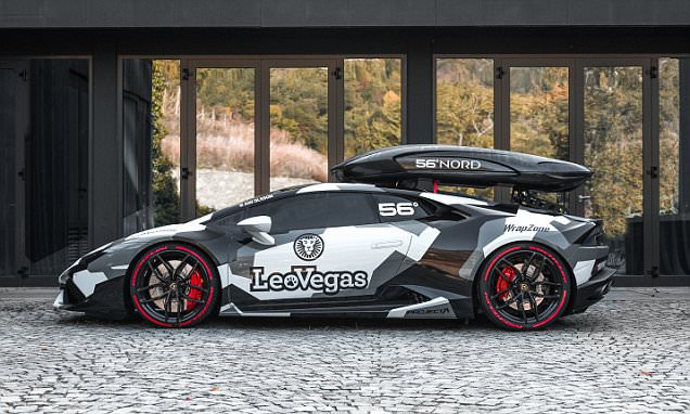 This Lamborghini Huracan is the ultimate ski resort car