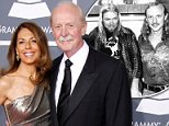 Butch Trucks killed himself Tuesday in West Palm Beach, Florida at the age of 69 in front of his wife Melinda,  both pictured here at the 2012 Grammy Awards 