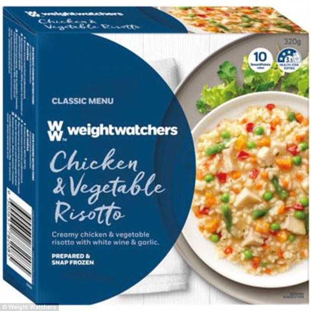 Food fight? Weight watchers does, however, already have its own line of frozen meals which will no doubt face competition from Oprah's refrigerator versions