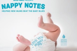 A campaign post for Nappy Notes by Hello Angel.