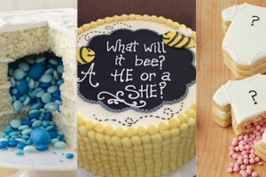The big discovery: bakers can get creative when it comes to gender reveal cakes.
