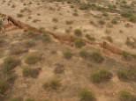 A huge two mile-long crack has been discovered in the desert in Arizona