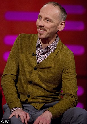 Plenty to talk about: Ewen Bremner and Jonny Lee Miller were also guests on Norton's show