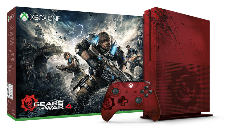 Xbox One S Gears of War 4 Limited Edition 2 terabyte bundle