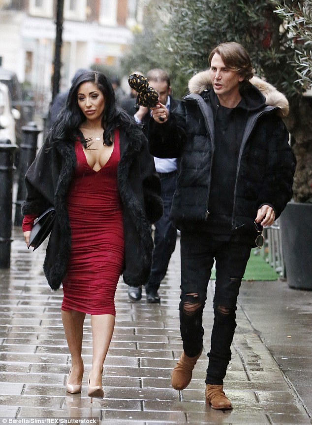 Look away now! Jonathan Cheban enjoyed a walk with a Kardashian lookalike, called Chanelle Sadie Paul in London as Kim headed to Costa Rica with her family