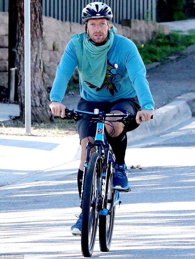 Going at the Speed Of Sound? Chris Martin showcased his sporty side by cycling in Malibu on Thursday