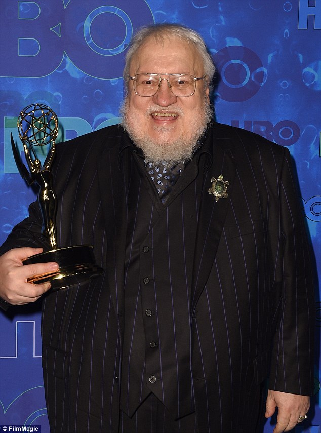 Theory: The show's executive producers have decided to expand the character into a new and expanded composite role. Pictured: George R.R. Martin at HBO's Emmy after party in 2016
