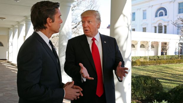 ABC News' David Muir talks to President Donald Trump from the White House.