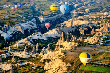 CAPPADOCIA, TURKEY: High above the amazing terrain of this region in Turkey, you feel extremely privileged, and ...