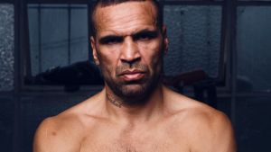 Australian boxer Anthony Mundine aka Choc at the Elouera- Tony Mundine Gym in Redfern ahead of his bout against ...