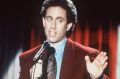 Jerry Seinfeld opens in the fake script with: 'You think they ever get backed up at the gates of Heaven? Too many people ...