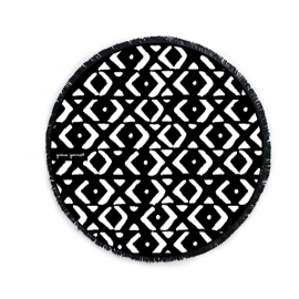 Round Towel - Mud Cloth