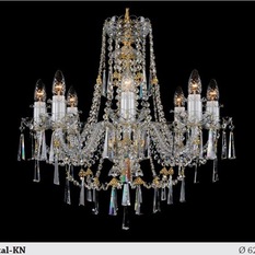 Bohemian Czech Preciosa 30% PBO full lead crystal Maria Theresa Chandelier - Chandeliers