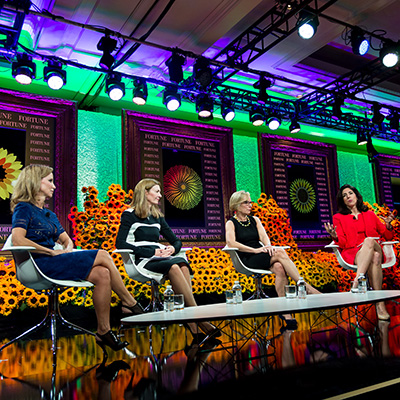 conference at NYSE with Fortune's Most Powerful Women