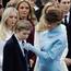 President-elect Donald Trump's wife Melania Trump adjusts Barron Trump's tie before the 58th Presidential Inauguration for President-elect Donald Trump at the U.S. Capitol in Washington, Friday, Jan. 20, 2017. (AP Photo/Patrick Semansky)