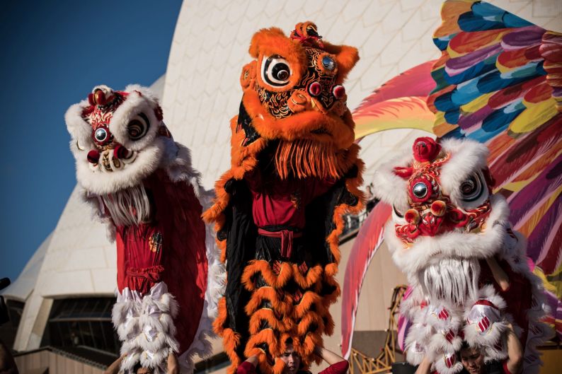 Lion Dance at the official launch of the 2017 Chinese New Year Festival.