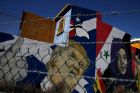 A mural of U.S. President Donald Trump is displayed on the side of a home on January 27, 2017 in Tijuana, Mexico. 