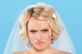 wedding bride angry