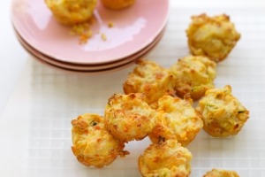 Savoury muffins are great as a meal or a snack for little tummies. 