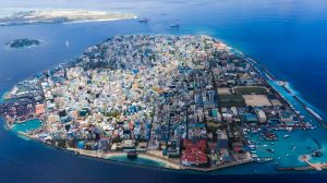 Maldivian capital Male: You can stroll around it in a relaxed couple of hours.