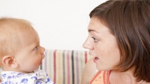 Talking to babies helps their brain learn how to form speech.