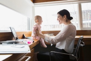 Part-time and casual work can be a good solution for mums returning to the workforce. 